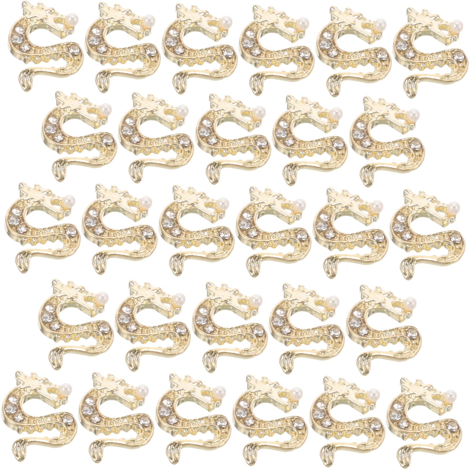 VALICLUD 4 Set Piccole Gemme Di Nail Art Fascino Ciondoli Per Unghie Per Unghie Da Donna Ornamenti Per Manicure Decorazione Per Unghie Decorazioni Per Unghie Strass D'oro 50 Pezzi*4