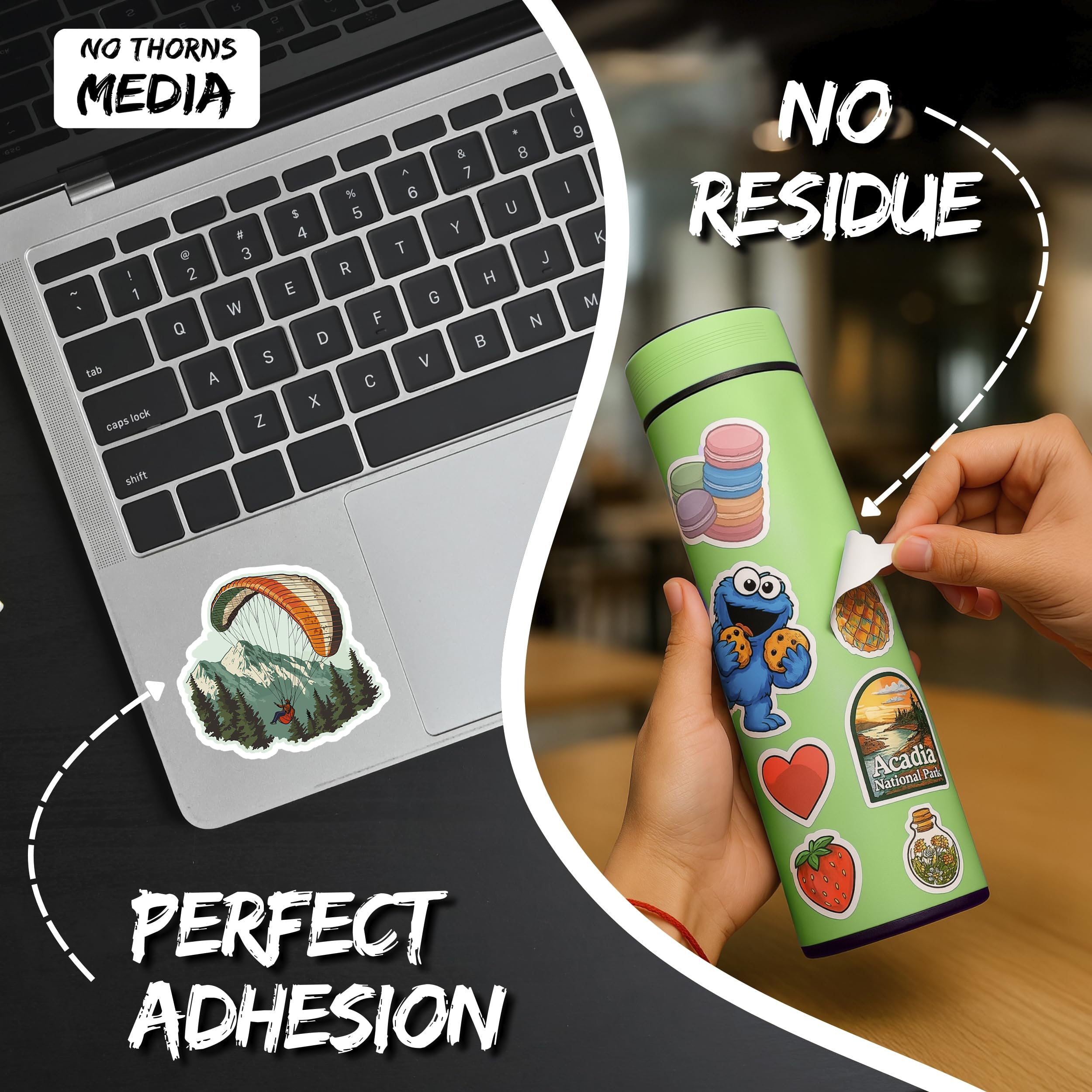 Paragliding Sport Sticker ??? 4-Inch Waterproof Vinyl Decal For Laptop, Bottle, Or Car