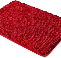 Vista 67 de Yeaban Juego de alfombras de baño verde manzana 2 piezas (20" x 32" y 17" x 24"), tapetes de baño de felpilla gruesa Alfombras de baño absorbentes