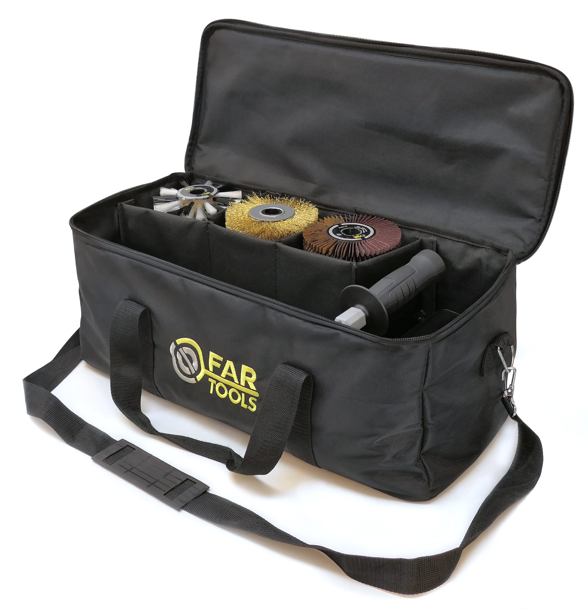 Fartools MyREXBAG - Sac de transport et de rangement conçu pour accueillir le rénovateur REX120 assemblé + 6 brosses + 3 brosses de précision + accessoires