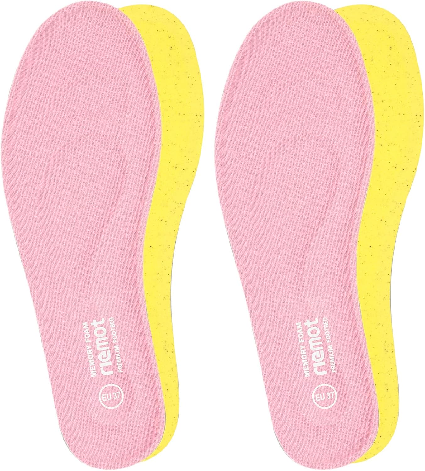 Plantillas de espuma viscoelástica para mujer, 2 pares