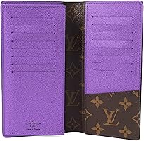 ✨美品✨ヴィトン マカサー ポルトフォイユ ブラザ　イニシャル入り　パープル Amazon | LOUIS VUITTON(ルイヴィトン)長財布M81538ポルトフォイユ
