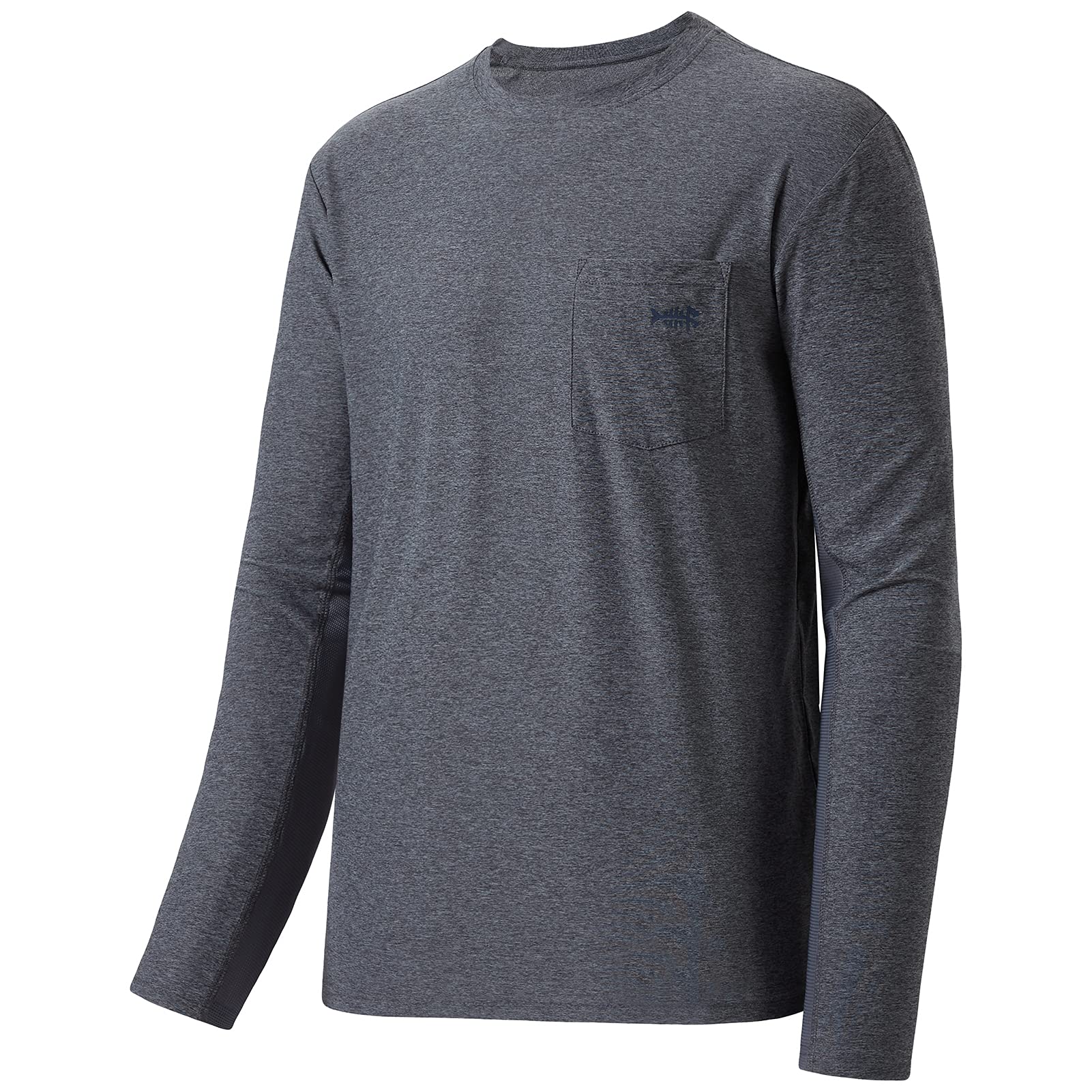 BASSDASH T-Shirt à Manches Longues pour Homme UPF 50+ Performance Protection Solaire UV Pêche Randonnée Chemises de Sport