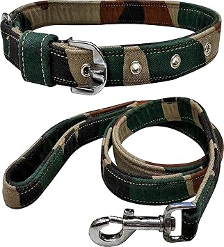 ADIOS 1.5 inch 3D Printed Dog Collar Belt, Dog Belt Specially for Big Dogs Adjustable Neck Size 51cm to 62cm Dog Collar Leash
