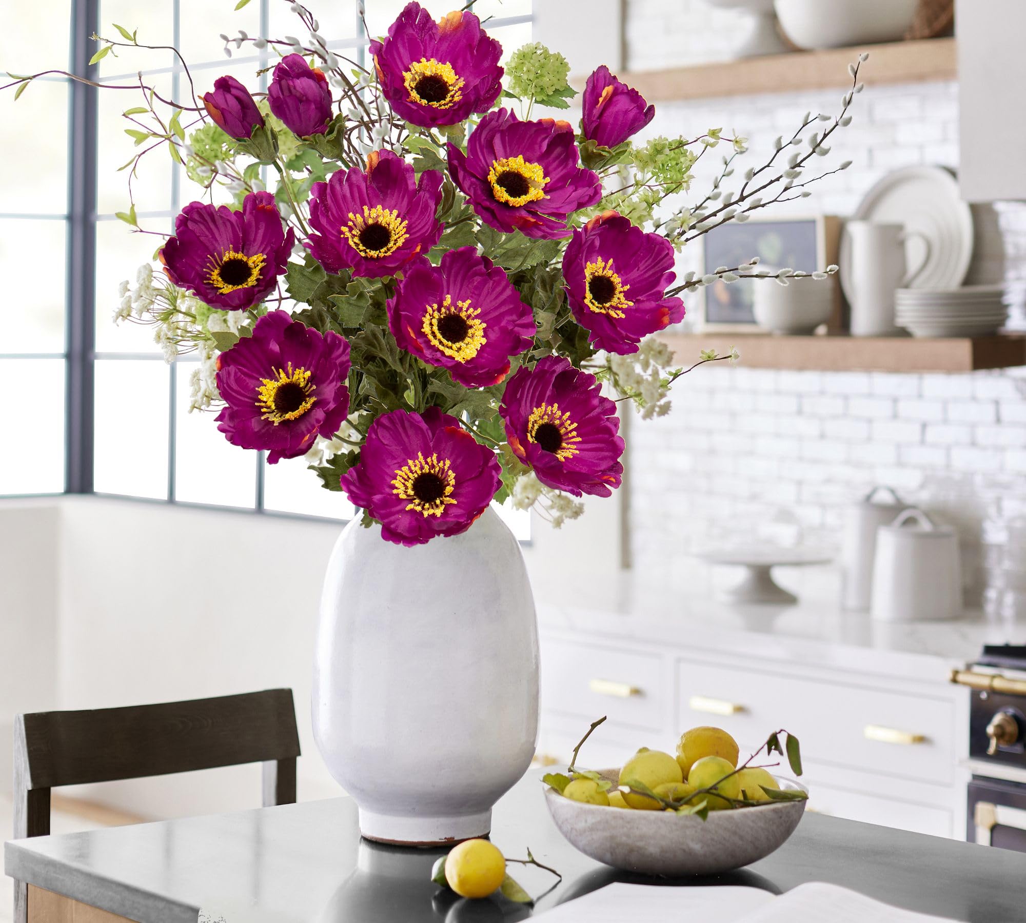 Arte De Papoulas Roxas