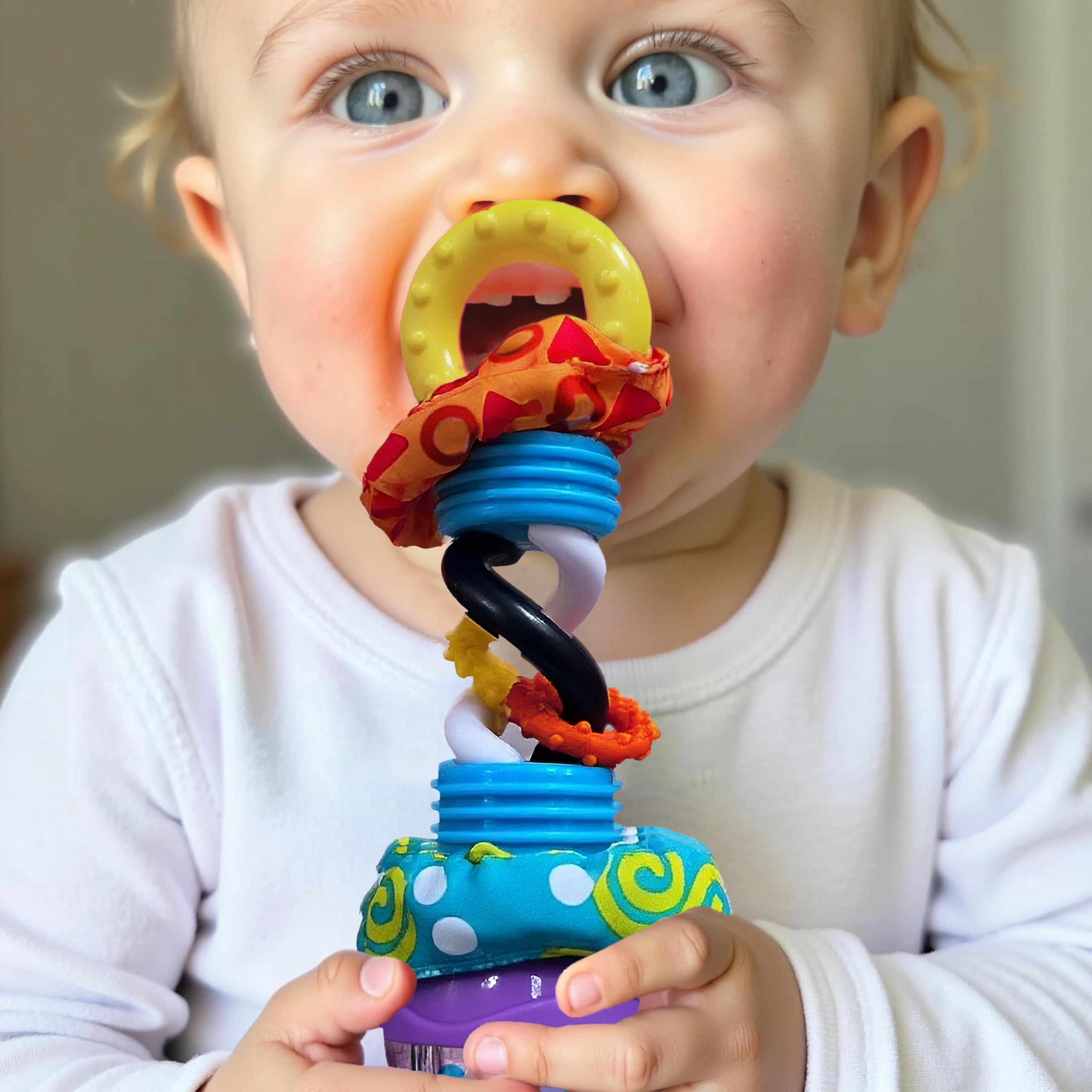 Playgro 764285 grzechotka Super Shaker, od 3 miesięcy, super shaker, kolorowa, 40097