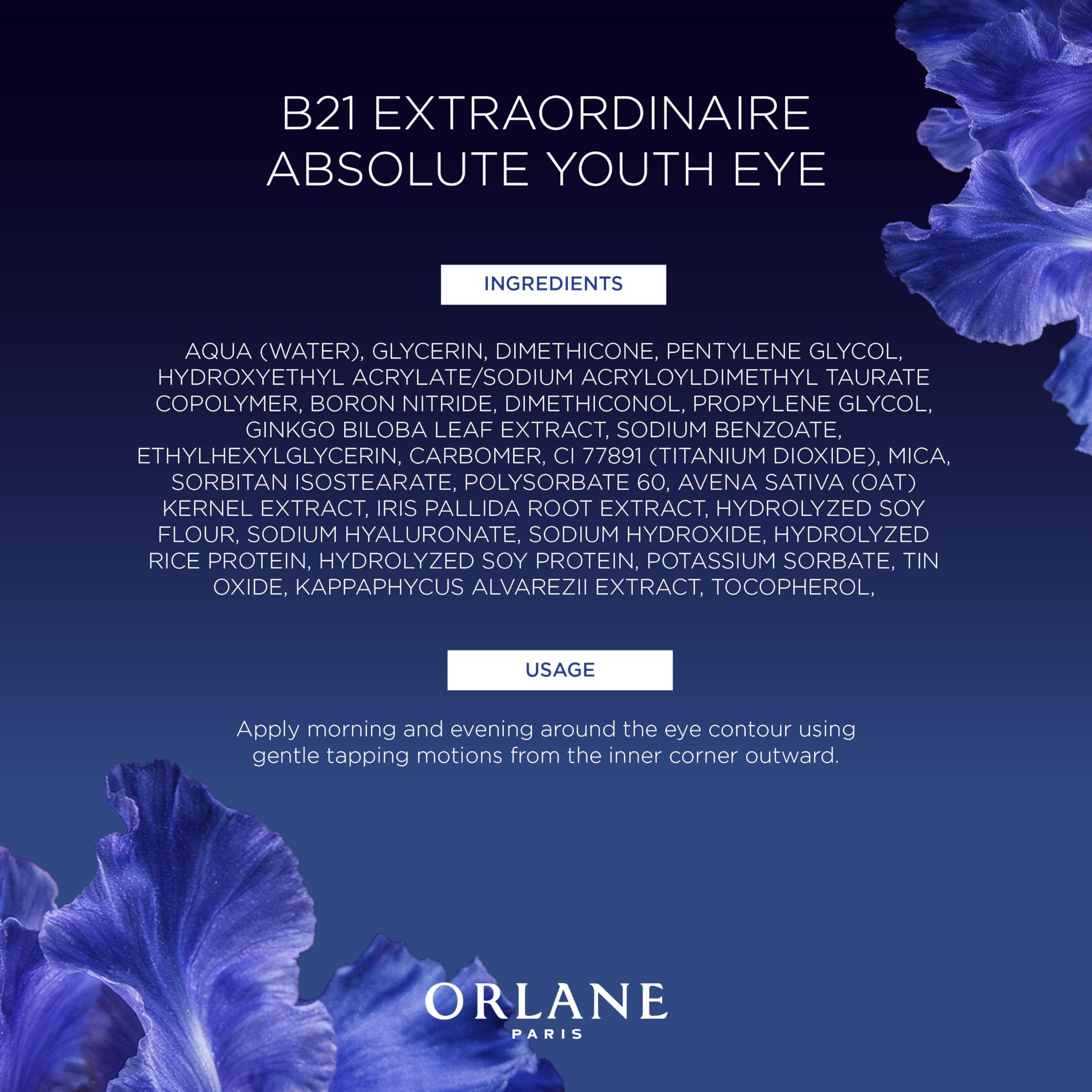 Orlane B21 Extraordinaire Soin Jeunesse des yeux Crema Contorno de ojos 15 ml - Tratamiento contorno de ojos