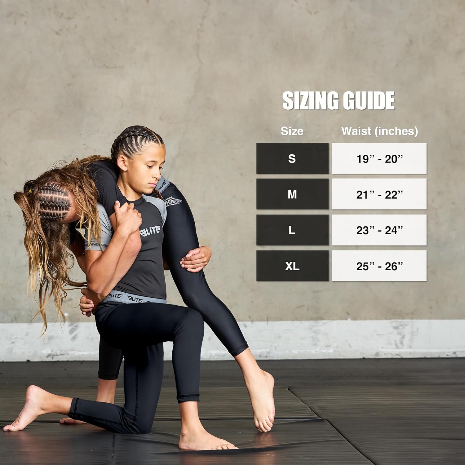 Elite Sports Youth Boys Kids Athletic Compression Pants Legging Spat Tight Base Layer BJJ Basketball Soccer Sports Training - Image 6