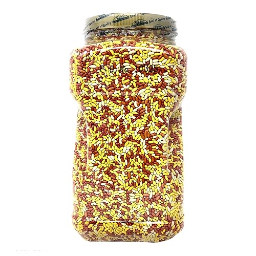 Miniatura 3 de Desi Kitchen - Caramelo de hinojo recubierto de azúcar, 10 libras (160 onzas), 10.0 lbs a granel, tarro de PET ~ Indio después de las comidas