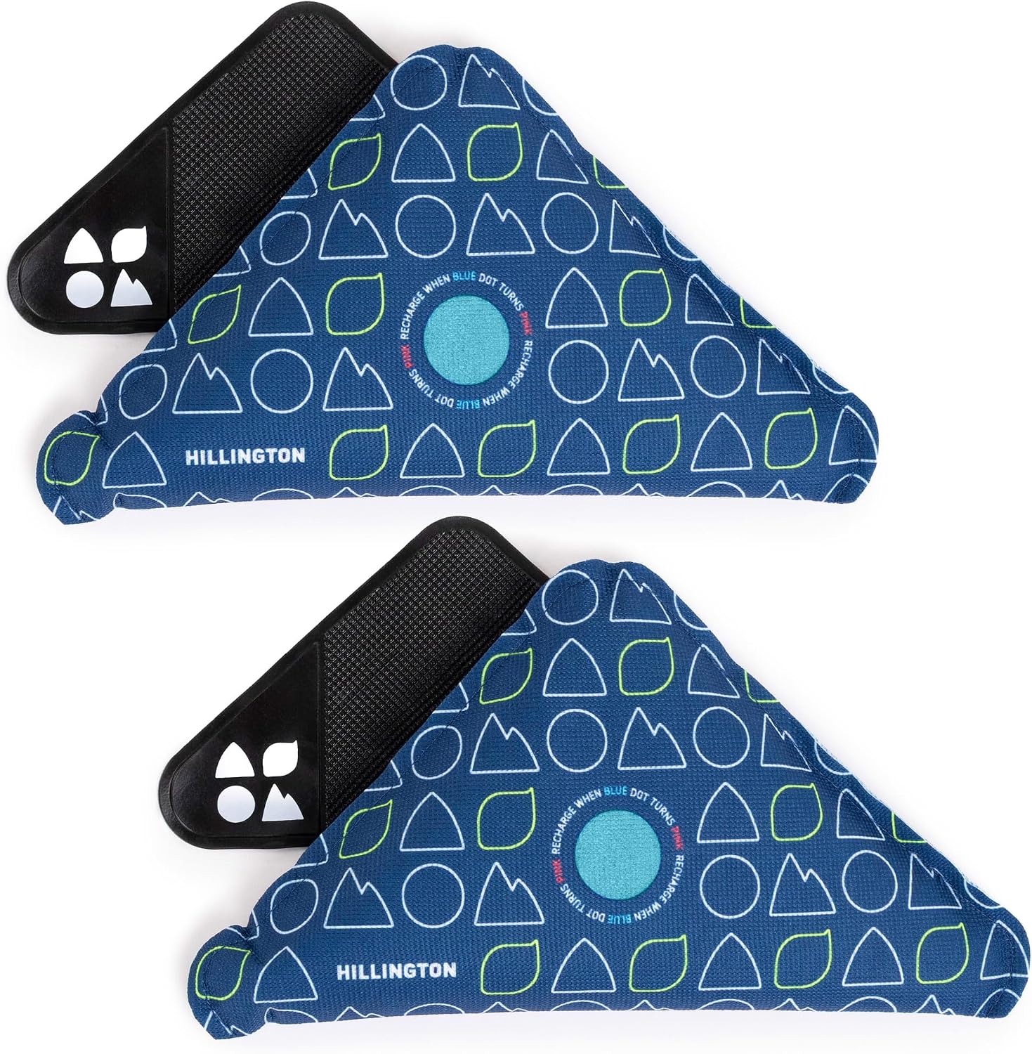 Hillington 450g Triangle Reusable Car Dehumidifier Bags 2-Pack - Vans & Caravans