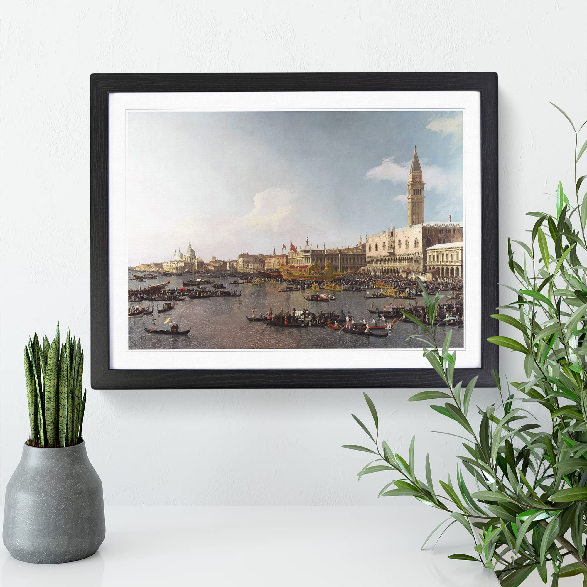Ascension Day Vol.2 By Giovanni Canaletto Classic Painting Framed Print, Black, A3 (46 x 34 cm) - Image 3