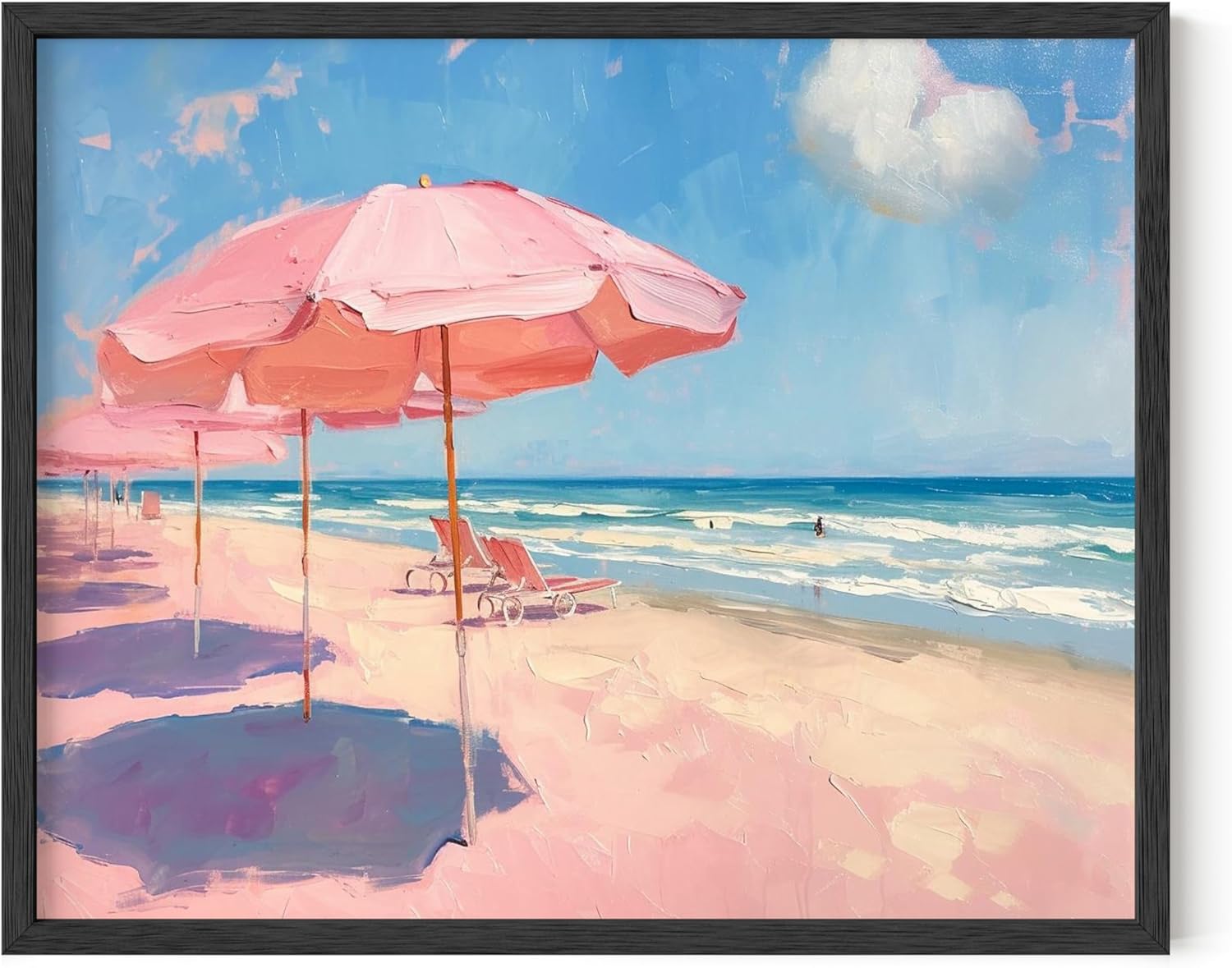 HAUS AND HUES Seashore Wall Artwork – Coastal Artwork Print for Dwelling Room, Beac…