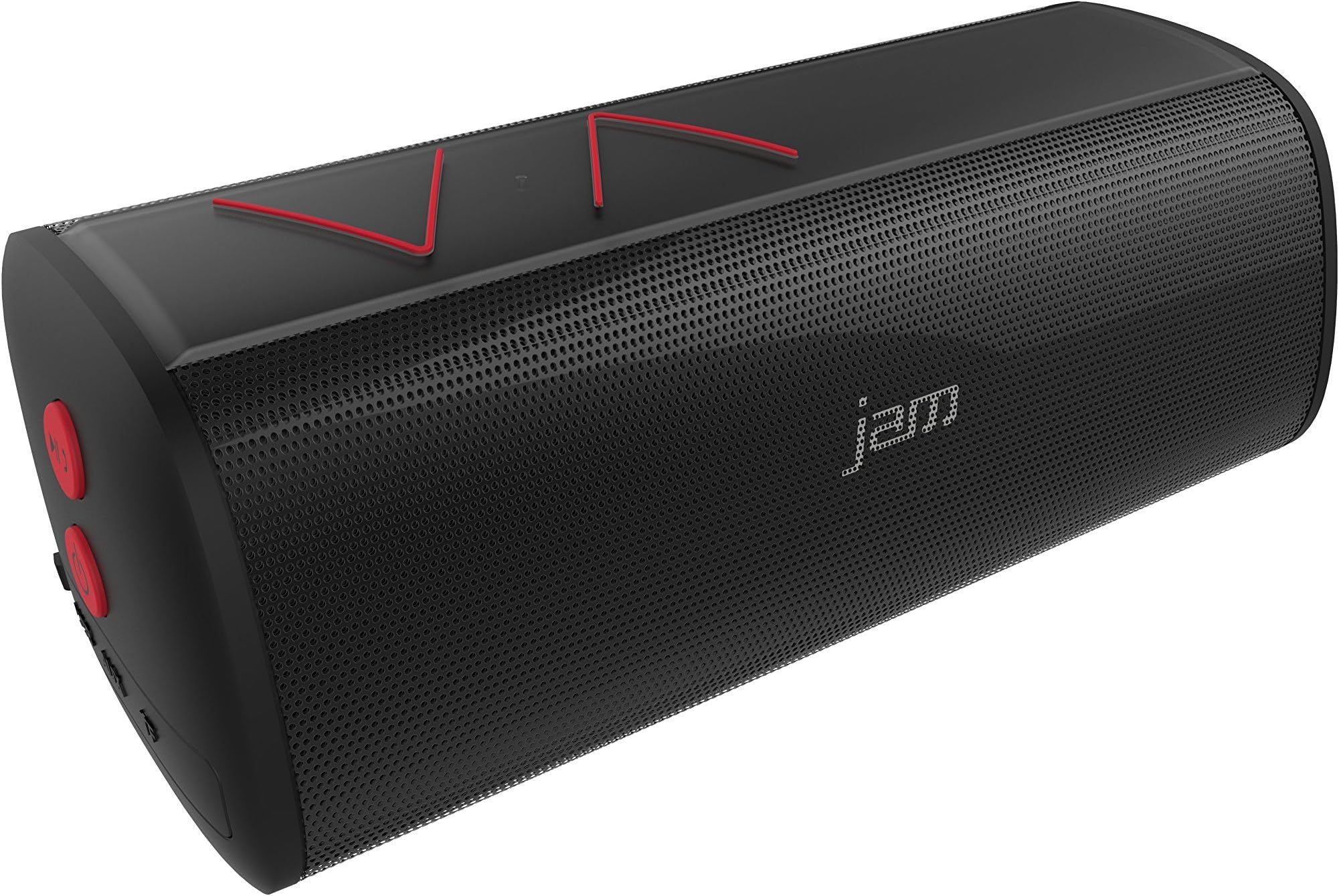 JAM Thrill Wireless Stereo Speaker, Built-In Speakerphone, HX-P320RD Red (Renewed)