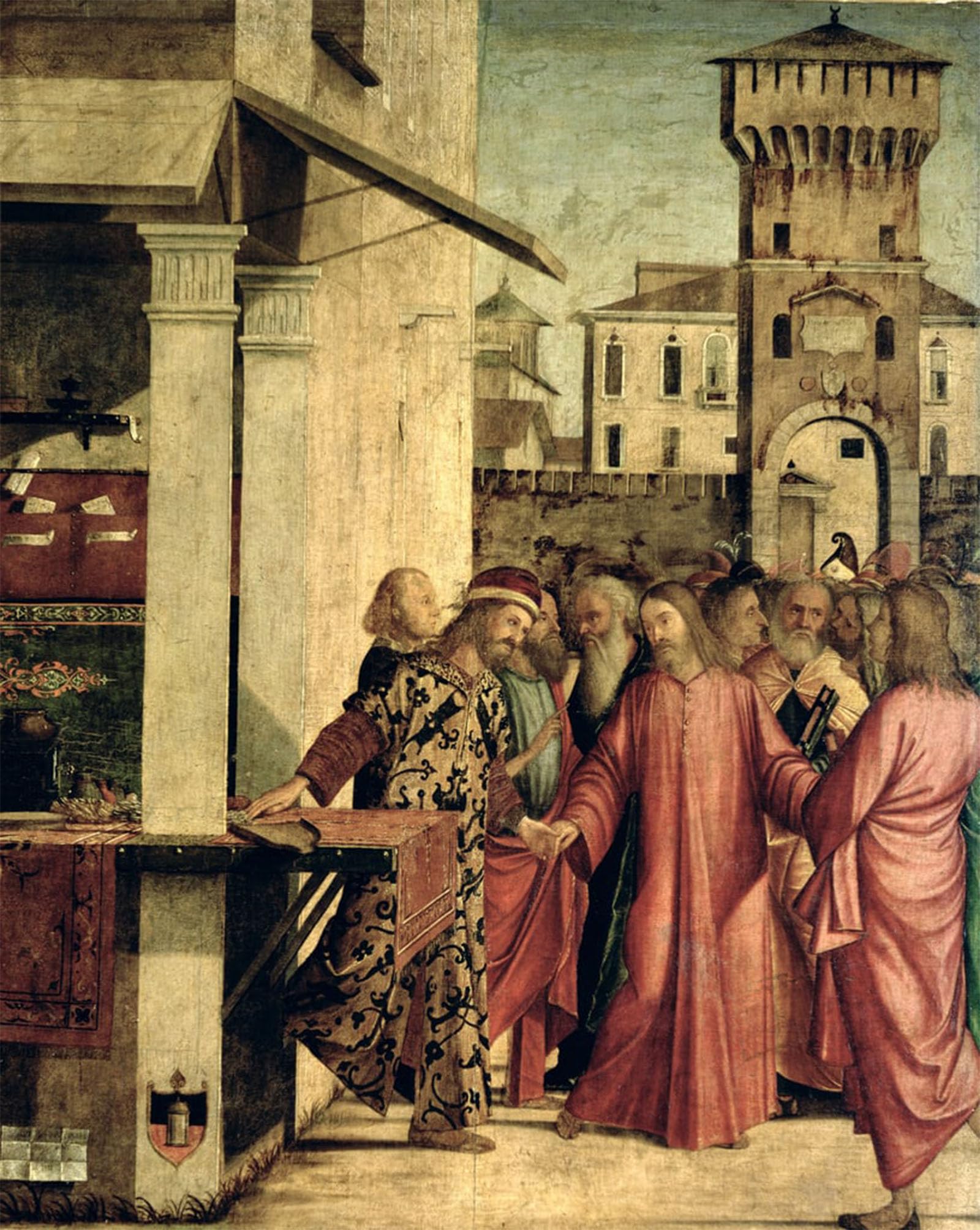 POSTERIIk Vintage Print Pop Art Landscape Artwork the Calling of St by Vittore Carpaccio Art Prints for Office Home Decor 60x90cm