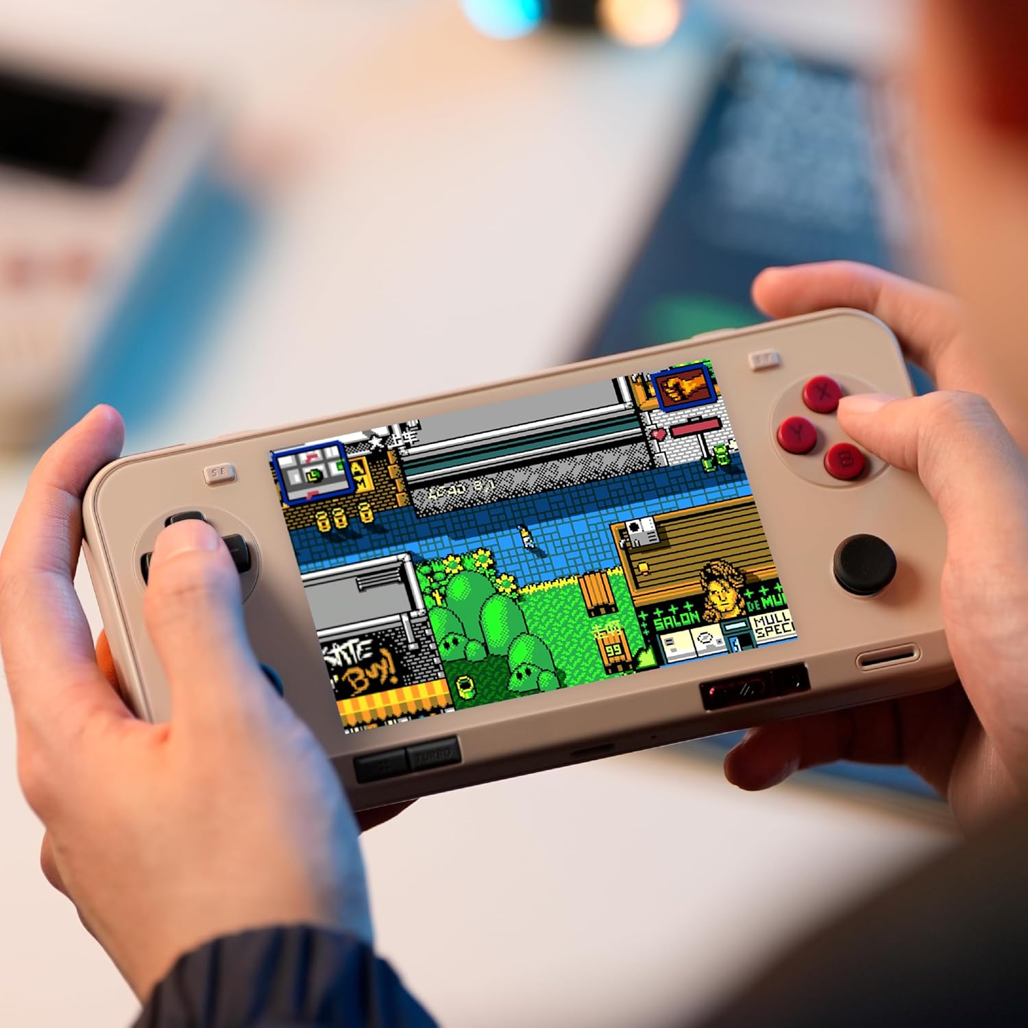 AYANEO Pocket ACE Android Handheld, 4.5" IPS Unbezeled Display, Snapdragon G3x Gen 2, 15W Gaming Performance, Hall Joysticks & Triggers, AYASpace for Retro & Mobile Gaming, White