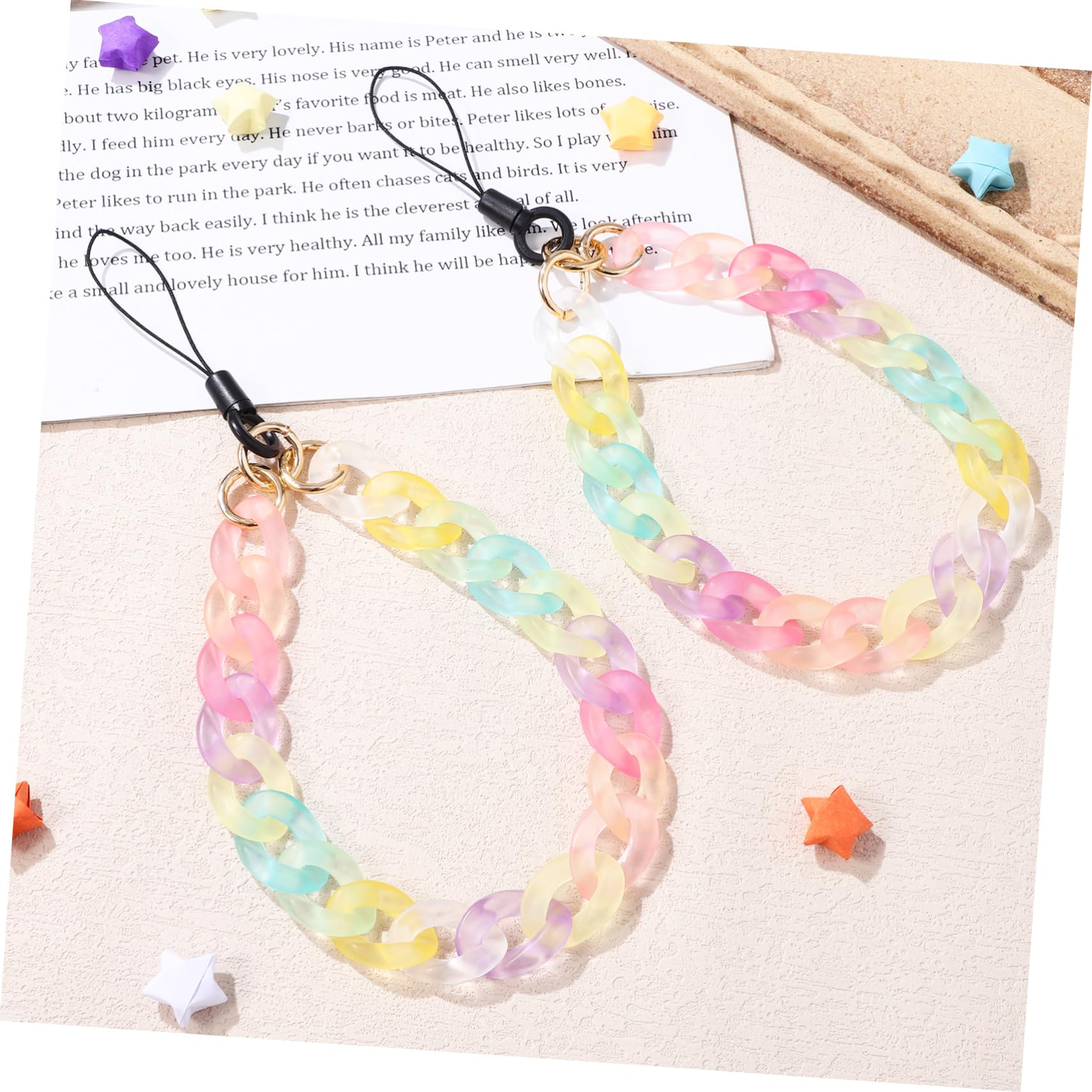 Artibetter Handy Lanyard Farbige Charm Lanyards Für Handys Schlüsselanhänger Handy Sling Handy Lanyard Handschlaufe Handy Dekoration Zum Aufhängen Armband Bastelset Handy Dekoration