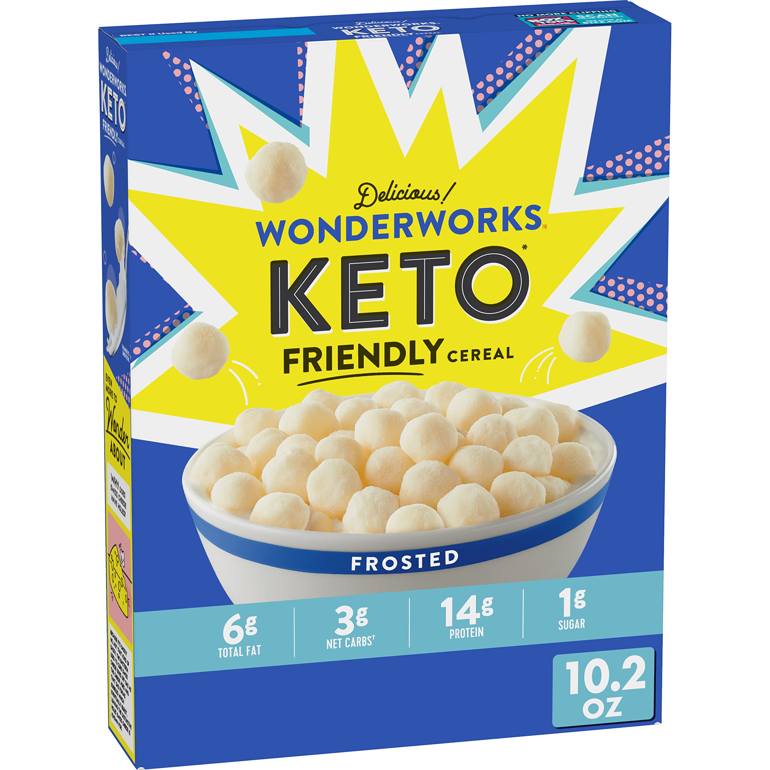 Frosted Wonderworks, Keto Friendly Cereal, 10.2 OZ Box