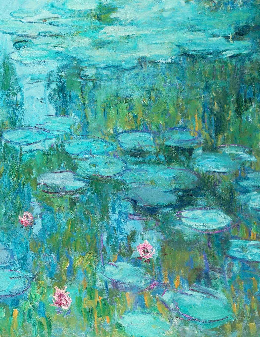 Monet Sketchbook #11: Cool Artist Gifts - Nymphéas. Water Lilies Claude Monet Sketchbooks For Artists Adults and Kids to Draw in 8.5x11" 100 blank pages