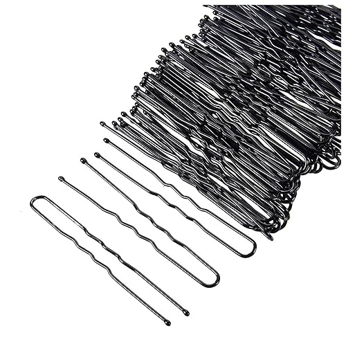 Horquillas para el pelo horquillas en forma de U, horquillas para peinados Updo, color negro