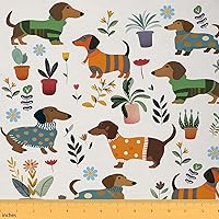 Vista 14 de Tela de estilo mexicano por yarda, tela de arte DIY a rayas de arcoíris, telas exóticas boho a cuadros de neón para exteriores, tela de tapicería