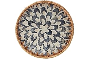 Exquisite Decorative Tray: Embellish Your Console Table with Mother of Pearl Luxe