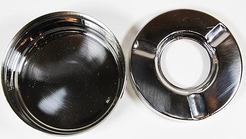 Miniatura 5 de Cenicero de 4 estribos para hombres y mujeres, duradero, hecho a mano para cigarrillos, pequeña bandeja de acero para cenizas de cigarros para