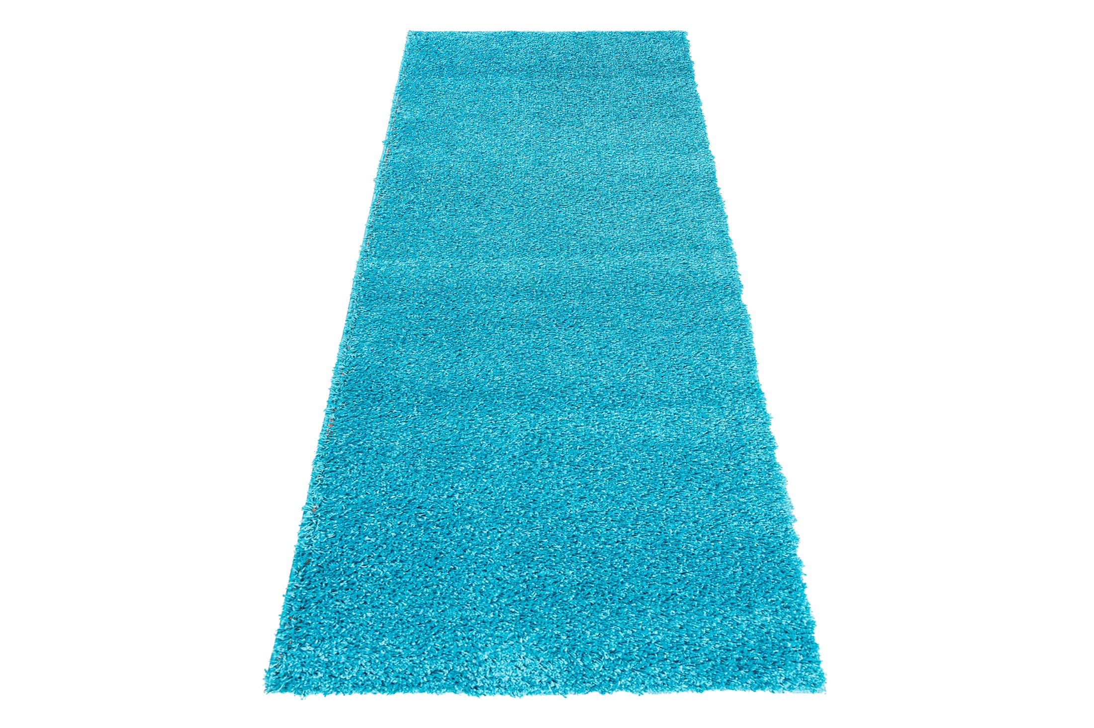 Mazovia Tappeto Lavabile a Pelo Longo - Shaggy Tappeto per Cucina Moderni - Tappeto Corridoio - Tappeto Passatoia Cucina - Tappeti Cucina - Turchese Acqua 100 x 250 cm