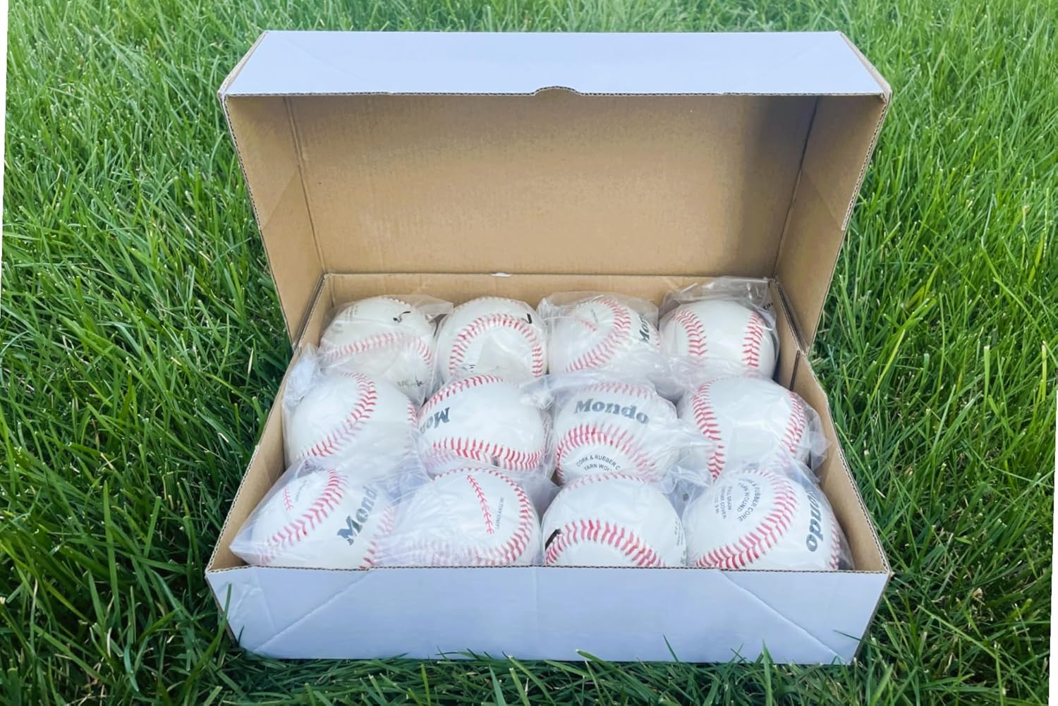 Baseballs, Set of 12 Practice, Recreational Hitting Baseball, Great for Cage and Skills Training