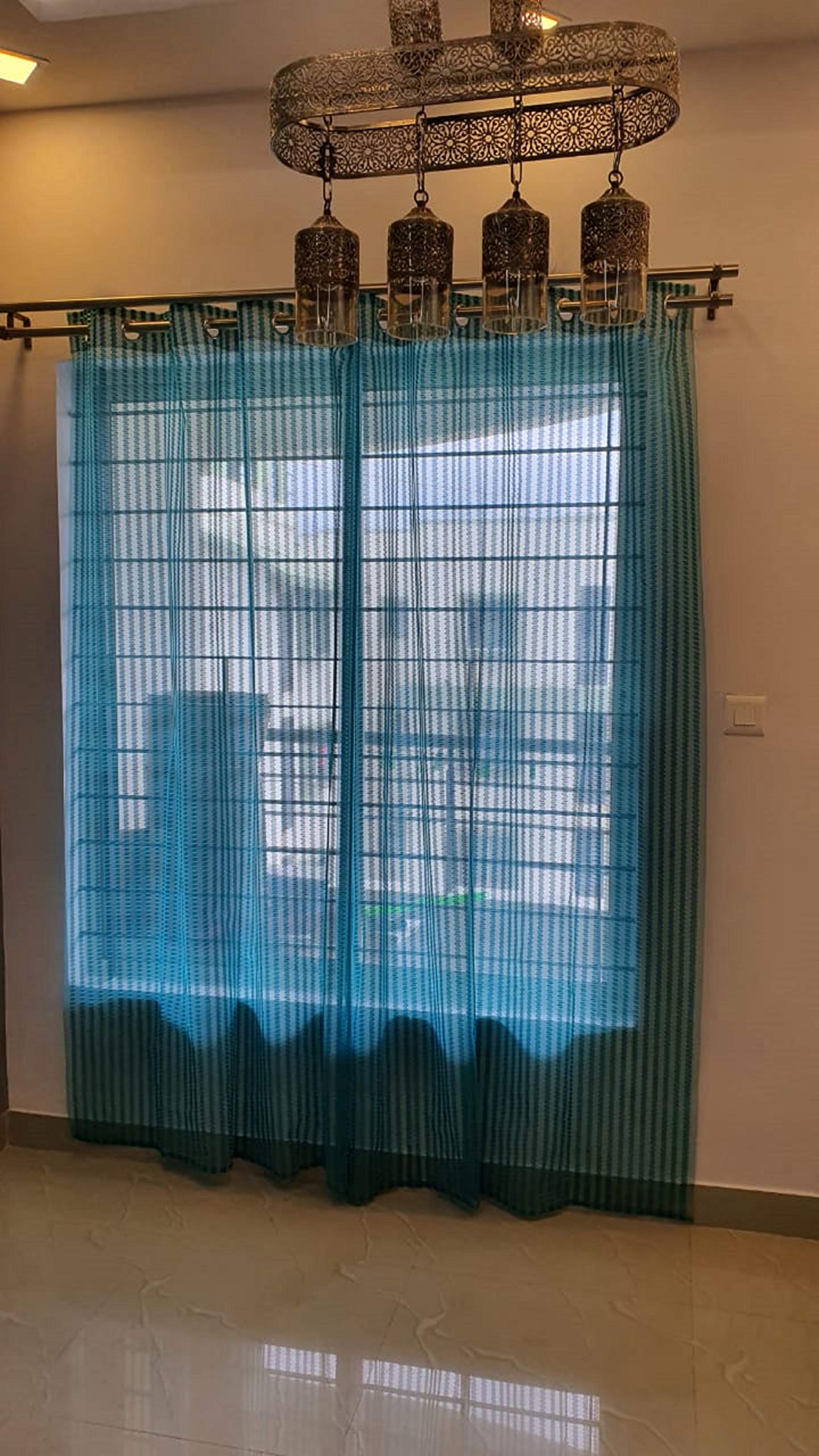 Curtain King Polyester Fully Transparent Net Sheer Grommet Curtain (Pack Of 1) (7 L X 4 W Feet, Blue, Aqua) (B08R3M6J67) Amazon Price History, Amazon Price Tracker