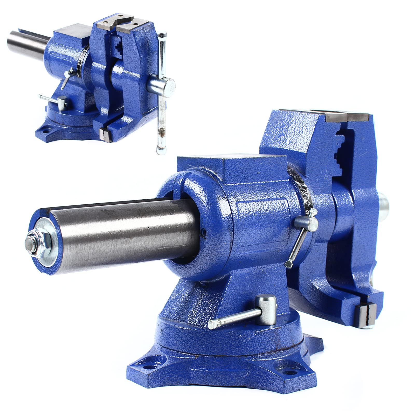 Tornillo de banco multifunción de 4" 360° paralelo banco de trabajo yunque Versatile vise giratorio tornillo de banco giratorio 100 mm para fresadoras