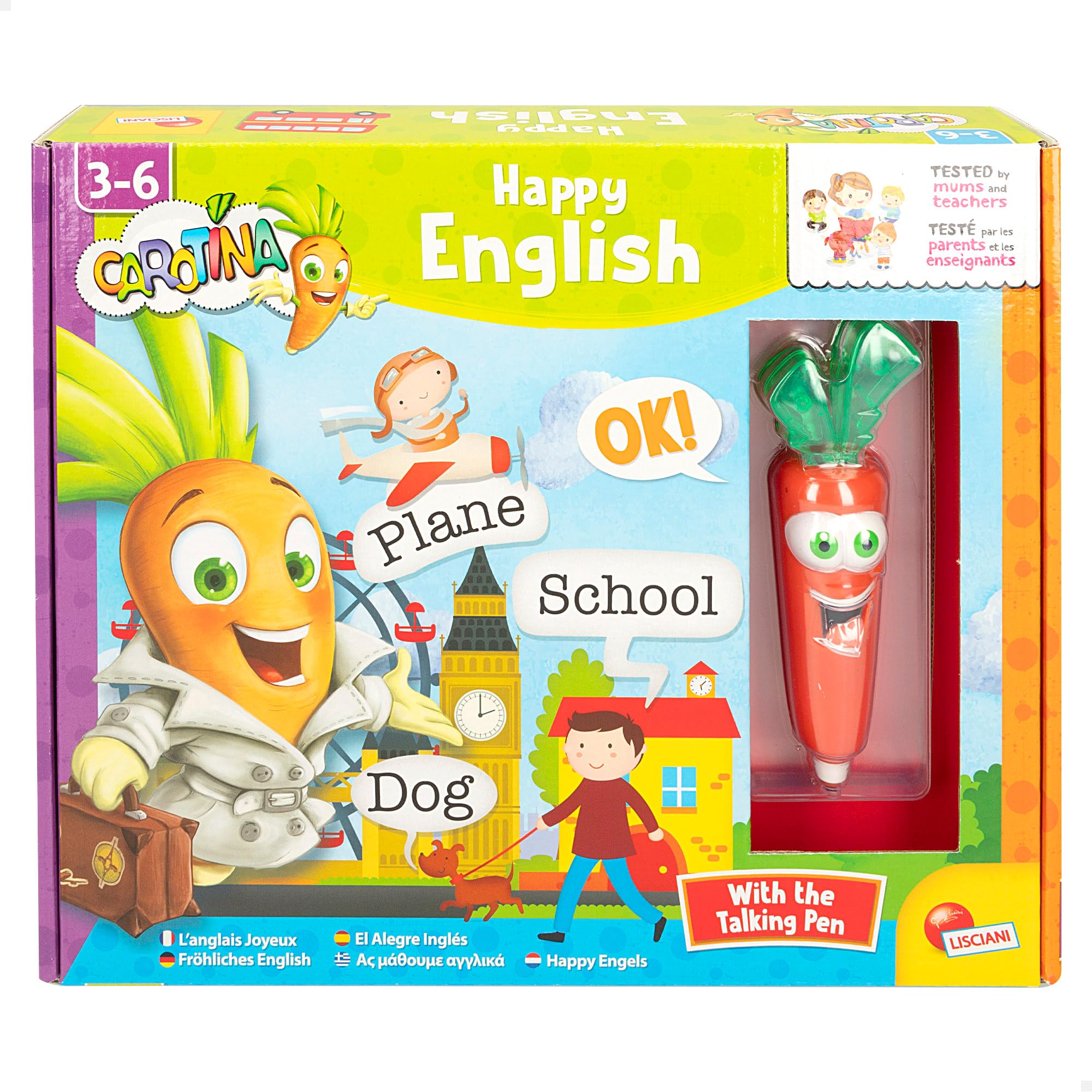 Anglais - Stylo parlant - CAROTINA - Apprentissage de l'anglais, Stylo interactif