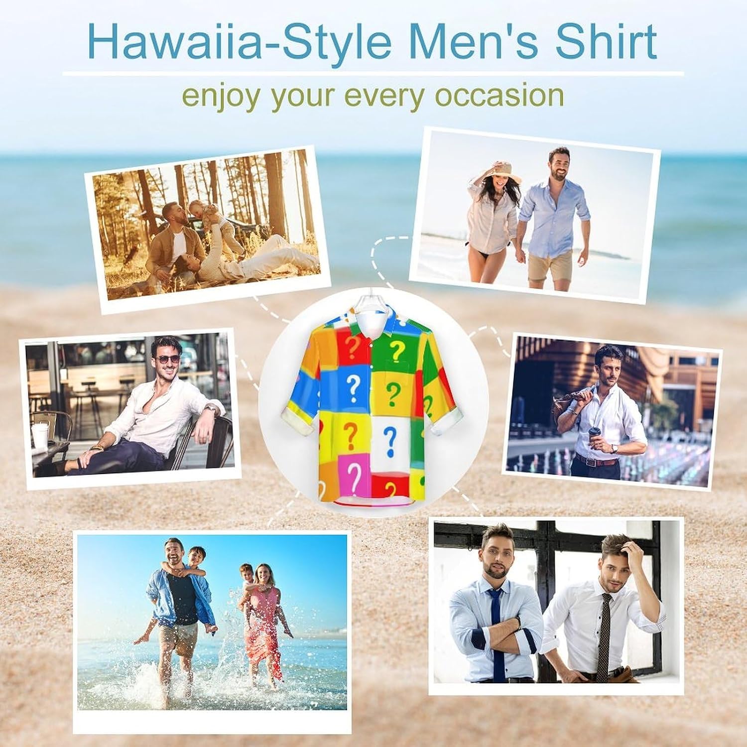 Men's Shirt Casual Wrinkle Free Long Sleeve Button Down Shirts Pocket Summer Fall Shirt Jacket