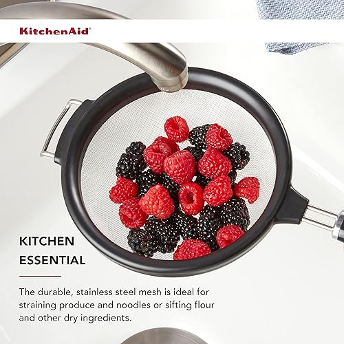 Miniatura 5 de KitchenAid Colador clásico, 7 pulgadas, negro