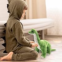 Vista 7 de ArtCreativity Gran Dinosaurio Brachiosaurus de Peluche Cómodo y Acogedor - Almohada de Animal de Peluche Suave y Mimoso - Lindo Diseño de Pie - Idea