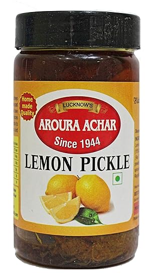 Aroura Achar Since 1944 Lucknow'S Aroura Achar Since 1944 Lemon Pickle 200G For Home Use Home Made With Love No Artificial Colors