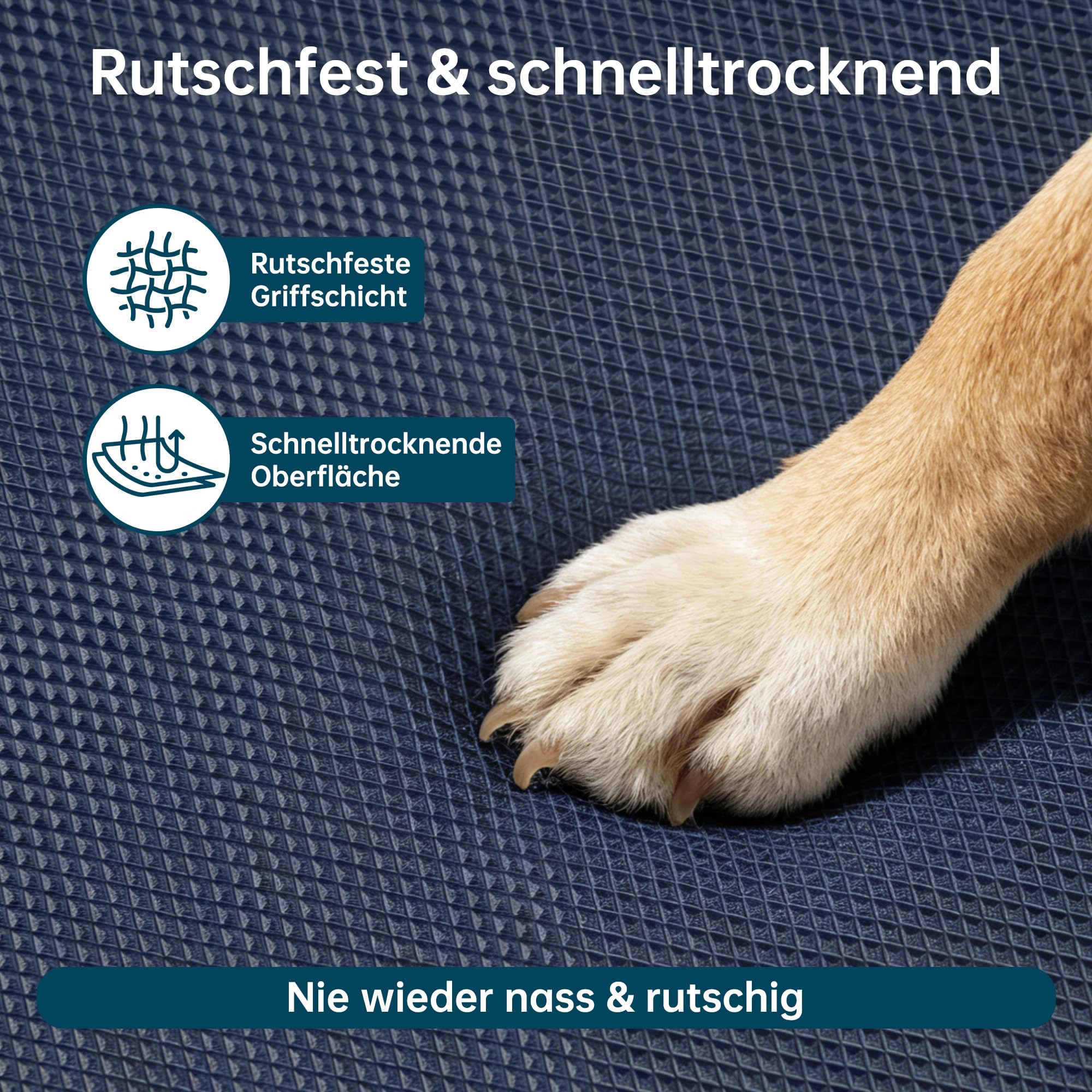 Hundepool aus verdicktem und strapazierfähigem PVC, stabiles und rutschfestes Planschbecken für den Garten und Outdoor-Bereich（80×20cm）