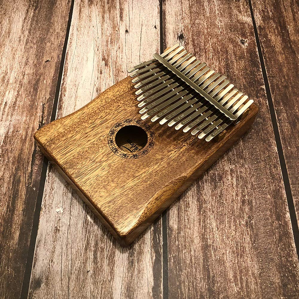 Kalimba - Piano de pulgar de 17 teclas, afinación integrada e instrucciones de estudio, piano de pulgar de 17 tonos, piano de dedo kalimba de chapa completa para adultos, principiantes, piano de dedo