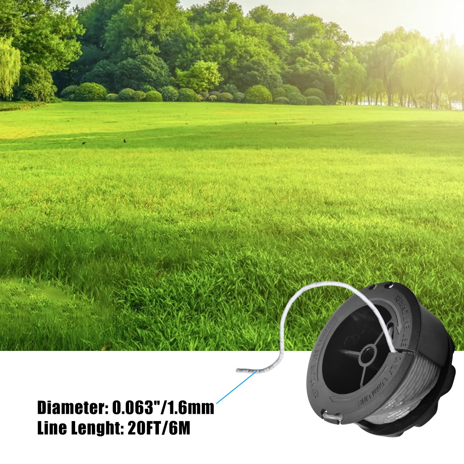 Bobines Pour BOSCH UniversalGrassCut 18 18-26 18-260 F016800570 Avec Capuchon Jeu De 4 Pieces 89879666