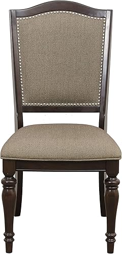 Miniatura 3 de Homelegance HO-2615DCS - Sillas de comedor, color cereza