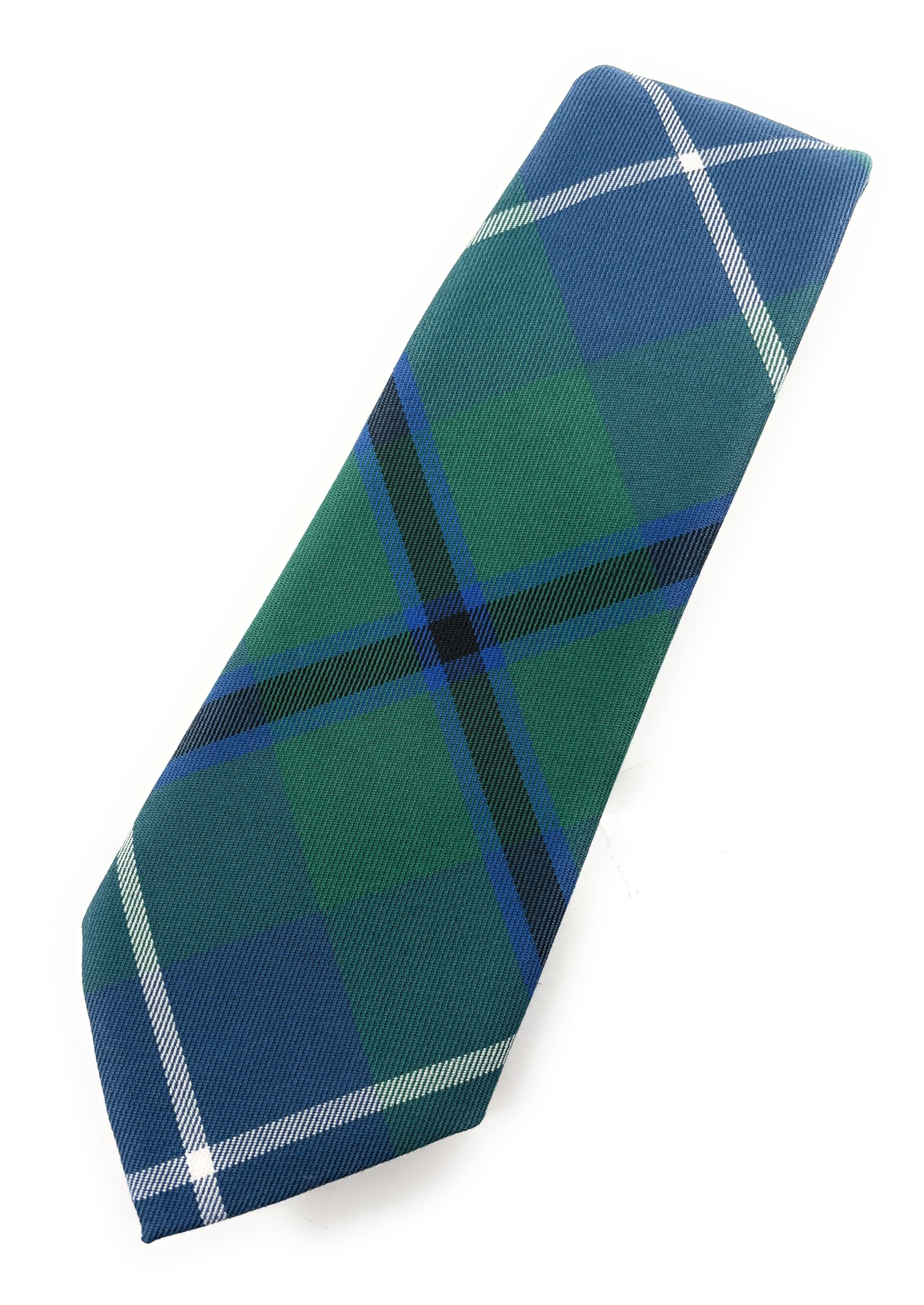 Scottish Essence Douglas Ancient Scottish Tartan Necktie, Traditional Clan Pattern, Made In Scotland, Multiple Tartans Available (Douglas Ancient)