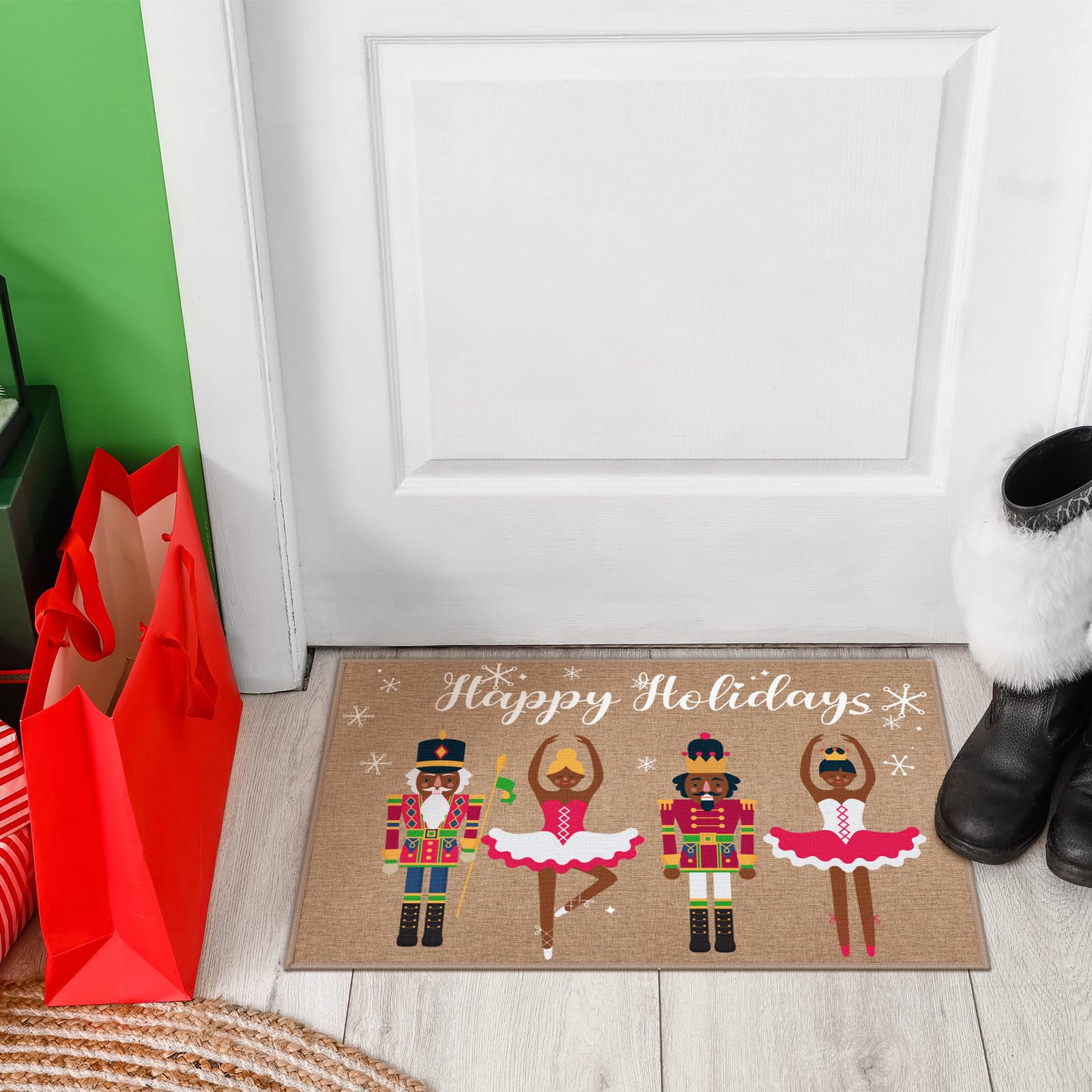 Amazon.com: Drydiet African American Nutcracker Christmas Doormat