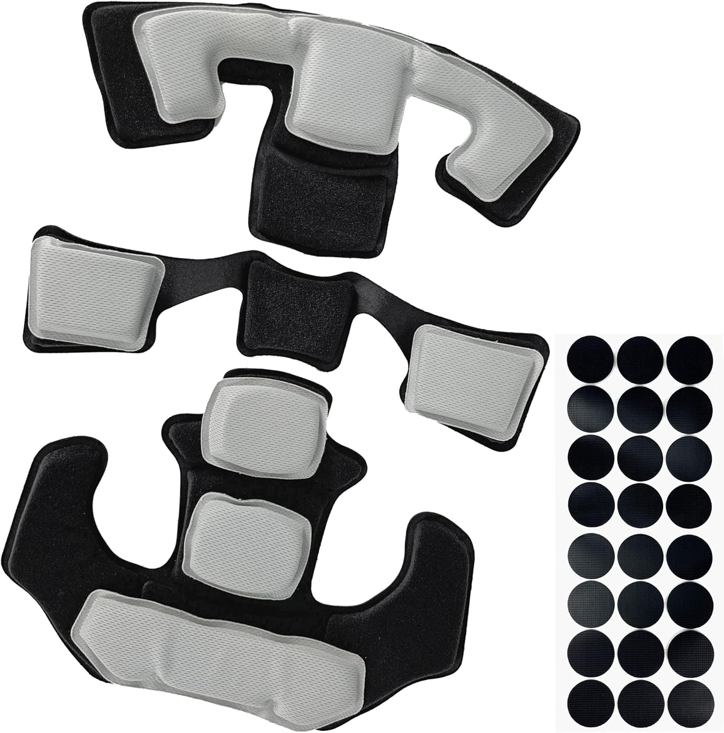 Universal Tactical Airsoft Outdoor Combat Internal Replacement Memory Foam Pad Padding Inserts Protective Mat Kits Set Accessories Compatible for Fast/Mich/ACH/USMC/PASGT/EX Helmet