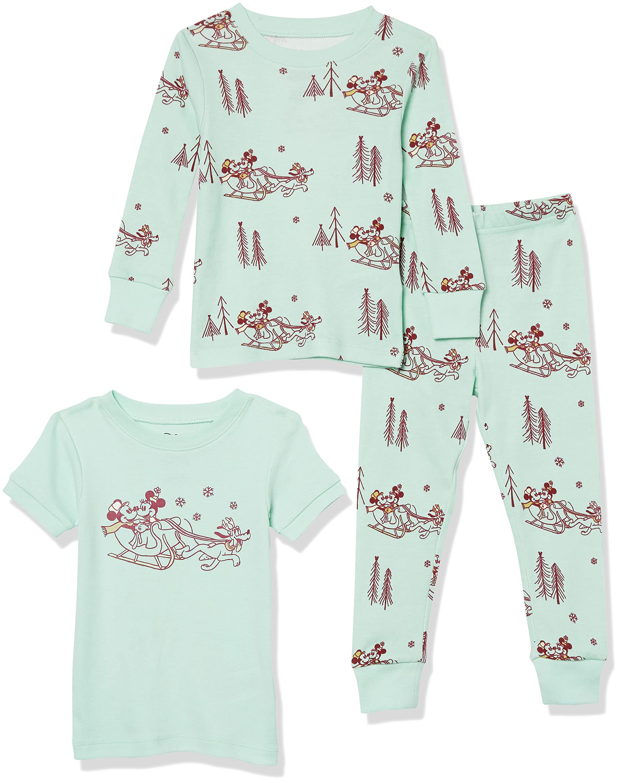 Amazon EssentialsDisney | Marvel | Star Wars Boys' Snug-Fit Cotton Pyjama Sleepwear Sets, Multipacks