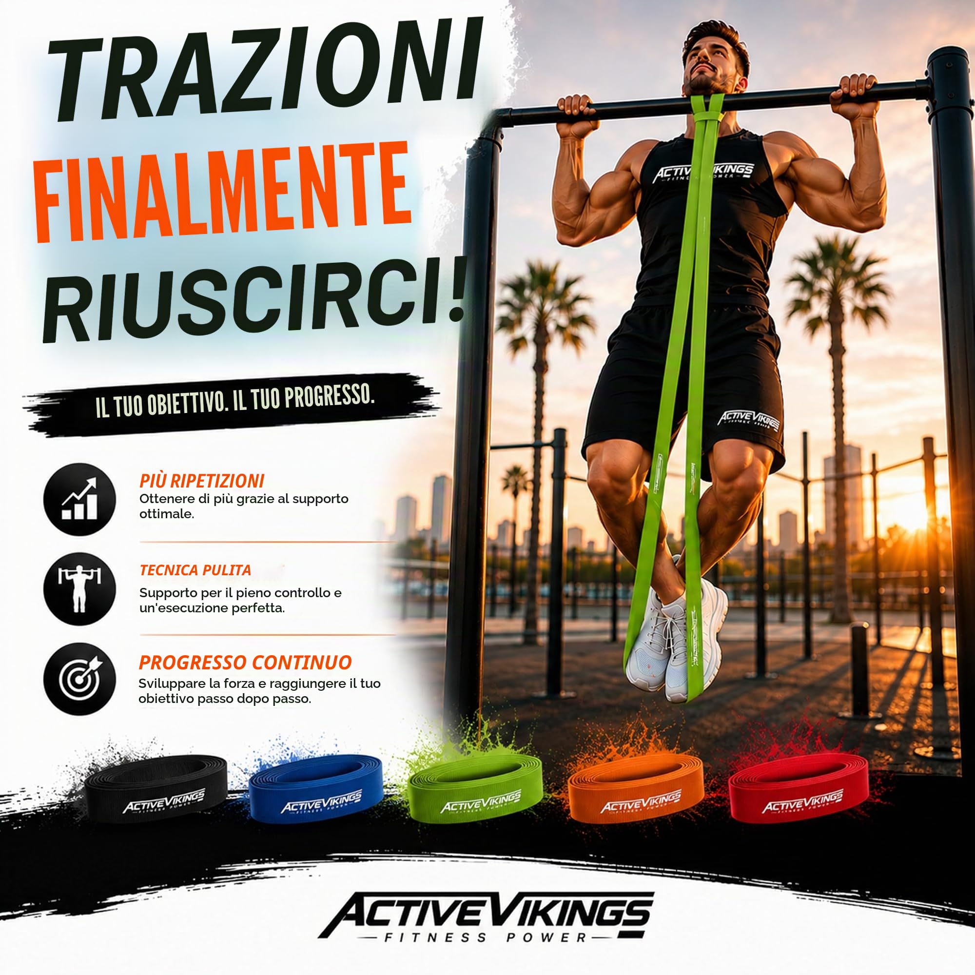 Fascia fitness di alta qualità per il tuo fitness, fasce in tessuto perfette per lo sviluppo muscolare, fasce di resistenza, bande di resistenza