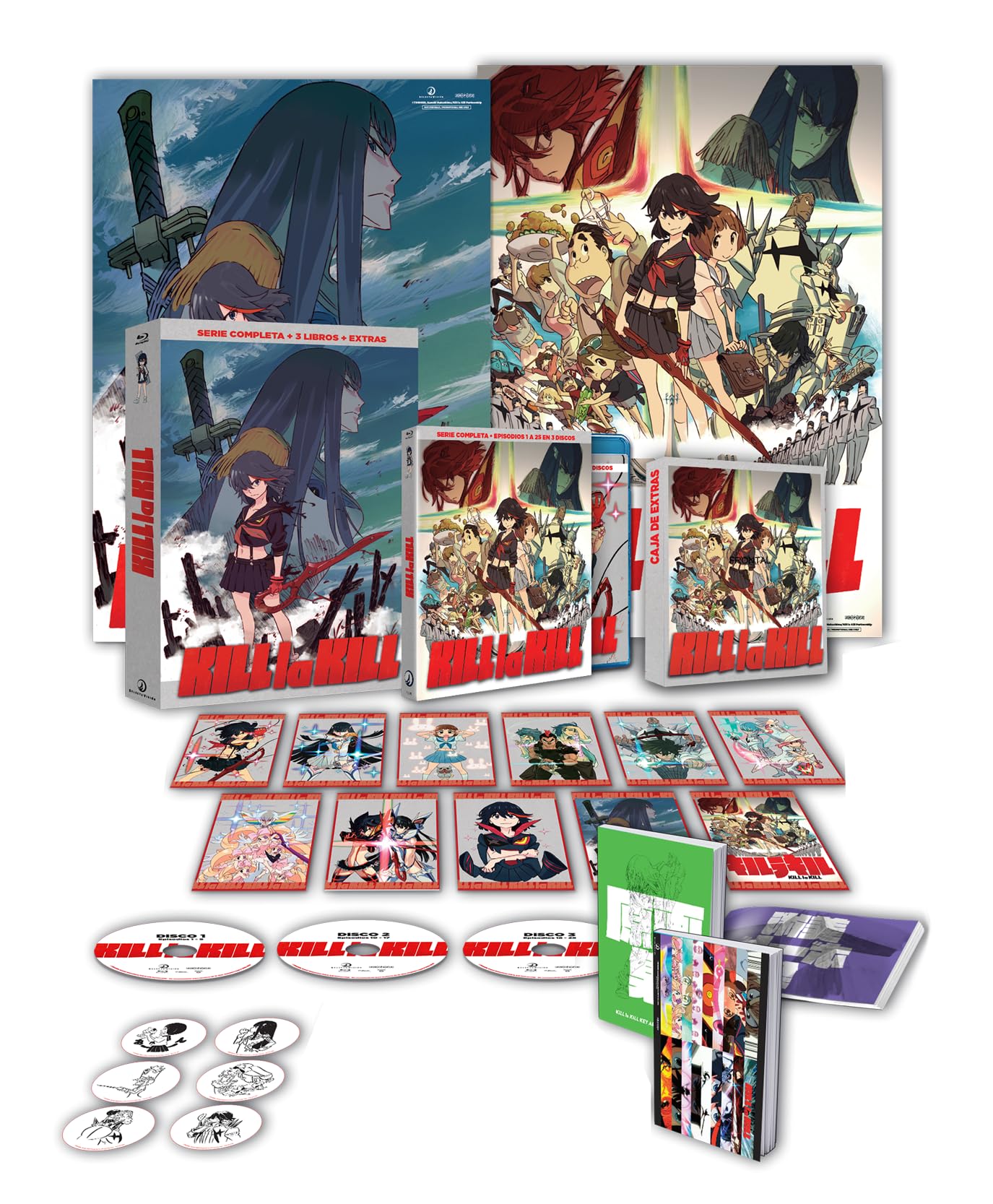 Kill la Kill. Edición Coleccionistas. Serie completa de 25 episodios.