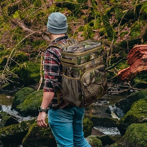 Miniatura 2 de Laripwit Mochila Refrigeradora para 5440 Latas Aislada a Prueba de Fugas Mochila Refrigeradora Grande de Doble Cubierta para Almuerzo para Hombres y