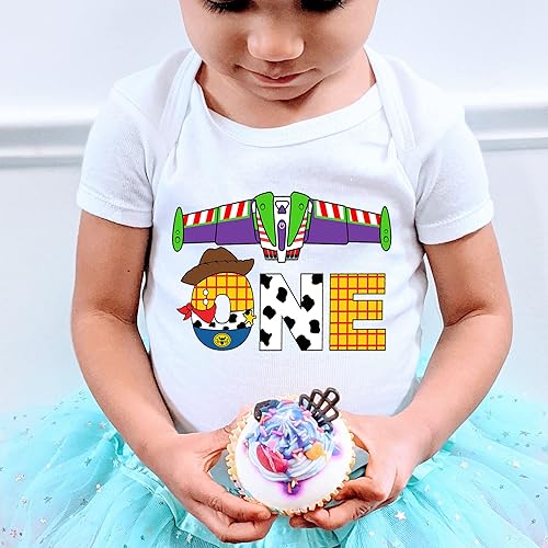 Miniatura 5 de toy first birthday shirt birthday outfit story 1 year shirt girl boy toy shirt one story toy birthday shirt one birthda shirt (12 month)