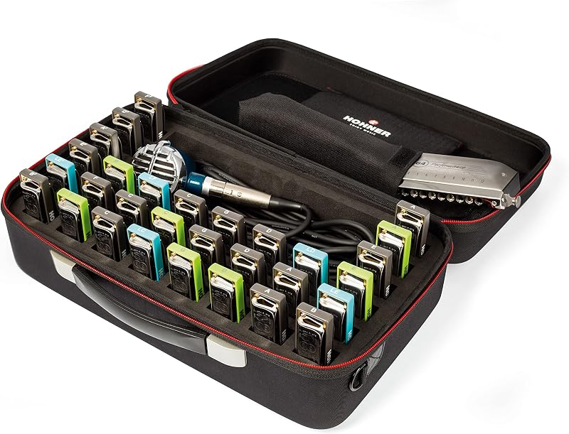Estuche de armónica Hohner MZ20193 FlexCase, extra grande
