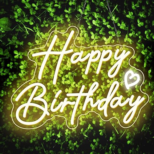 Letreros de neón para decoración de pared, luces LED de neón para decoración de habitación de dormitorio (16.2 x 12.2 x 0.24 pulgadas)