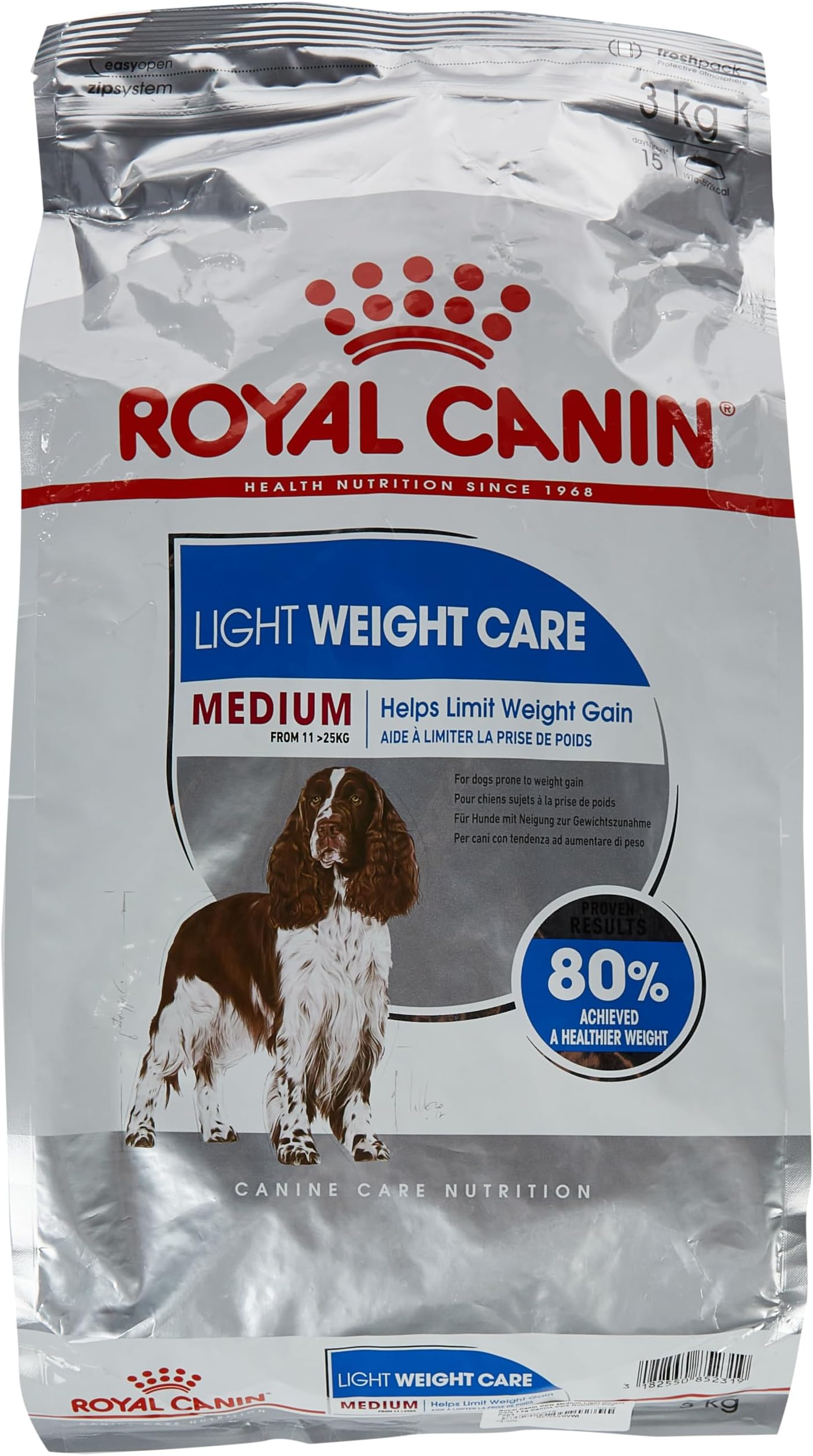 Medium Light Weight Care Dog Food 3kg